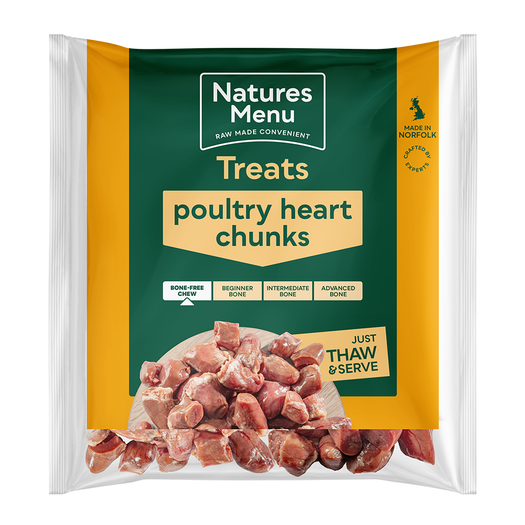 Frozen Treats Poultry Heart Chunks (1 x 1kg)