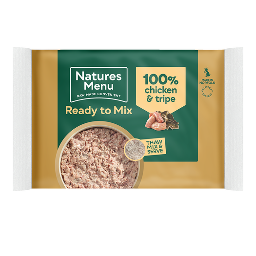Natures Menu Ready to Mix Chicken & Tripe 12 x 400g