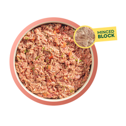Natures Menu 60% Beef & Chicken Complete Raw Dog Food Block 12 x 300g