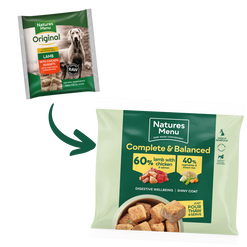 Natures Menu 60/40 Complete and Balanced Lamb & Chicken 1 x 1kg
