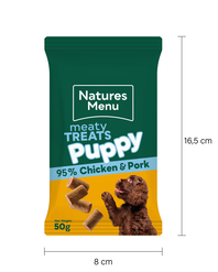 NM Dog Meaty Treats Puppy (12 x 50g)